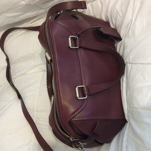 Coach Ace Satchel in Oxblood